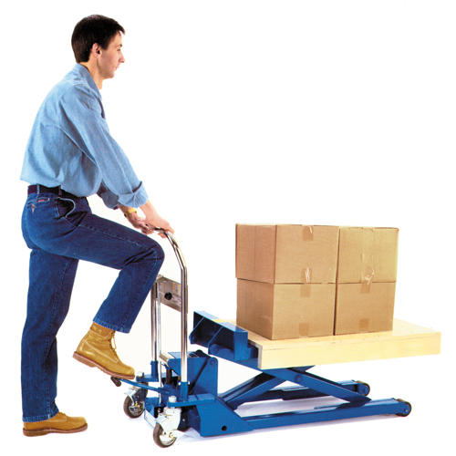 Table &eacute;l&eacute;vatrice surbaiss&eacute;e &agrave; ciseaux Dandy Lift, 37-1/10" lo x 19-7/10" la, Acier, Capacit&eacute; 1100 lb - Southworth M-500L