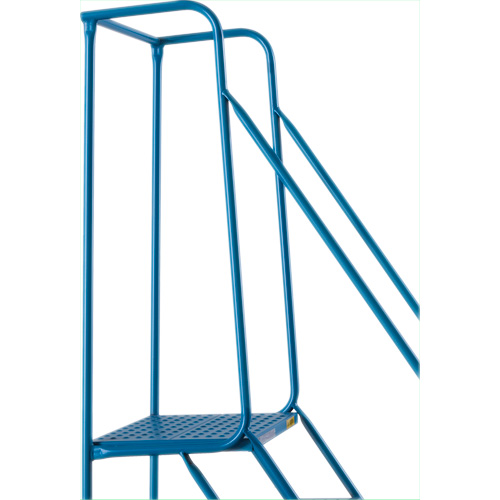 CSA-Certified Rolling Step Ladder, 5 Steps, 22" Step Width, 46" Platform Height, Steel - KLETON 