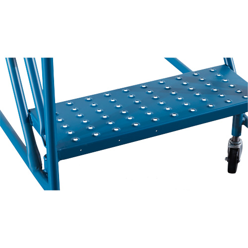 CSA-Certified Rolling Step Ladder, 5 Steps, 22" Step Width, 46" Platform Height, Steel - KLETON 