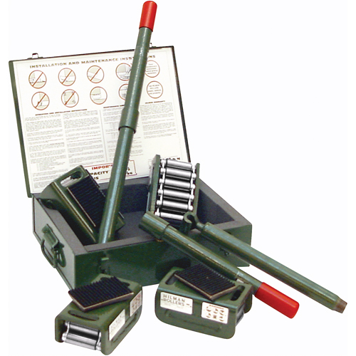 Machine Roller Kit, 3 tons Capacity - Hilman Rollers KRS-3-4S