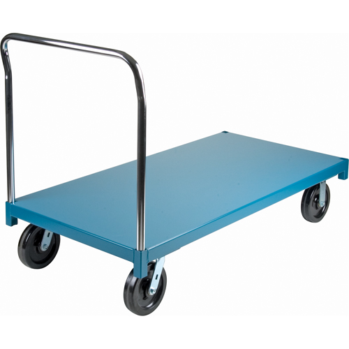 Chariot &agrave; plateforme robuste, 60" lo x 30" la x Capacit&eacute; 2500 lb, Roues en Nylon - KLETON 