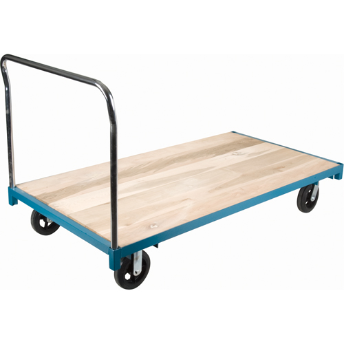 Heavy-Duty Platform Truck, 96" L x 48" W, 2000 lbs. Capacity, Rubber Casters - KLETON 