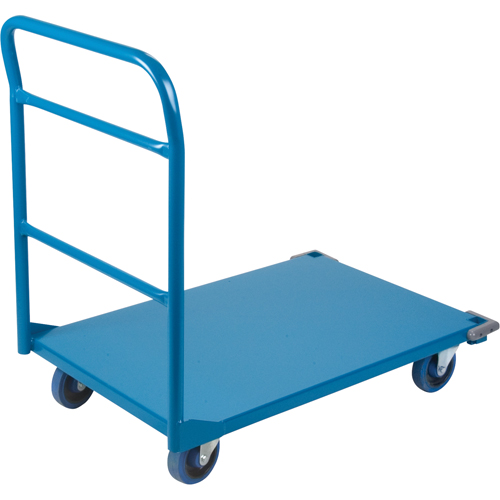 Chariots &agrave; tablettes/plateforme, Acier, 24" la x 36" p x 40" h, Capacit&eacute; de la plateforme 1300 lb - KLETON 