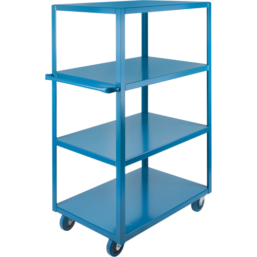 Chariot &agrave; tablettes robuste, 4 Tiers, 24" la x 48" h x 48" p, Capacit&eacute; 1200 lb - KLETON 