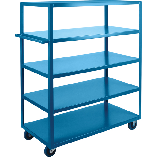 Chariots &agrave; tablettes robustes, 5 Tiers, 24" la x 61" h x 48" p, Capacit&eacute; 1200 lb - KLETON 