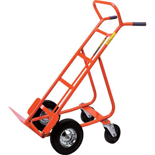 Hand Trucks with Swivel Casters, Combination Handle, Steel, 47-1/2" Height, 800 lbs. Capacity - Wesco 210125