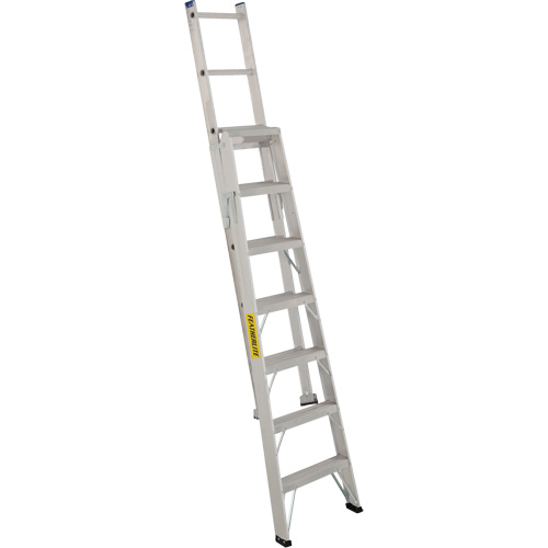 Escabeaux industriels Multi-Way de s&eacute;rie 2700, 7', Aluminium, Capacit&eacute; de 250 lb, ANSI 1, CSA 1 - Featherlite 2707