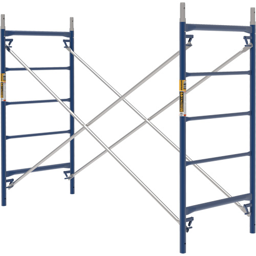Scaffolding, Steel Frame, 84" D x 60" H - Metaltech 