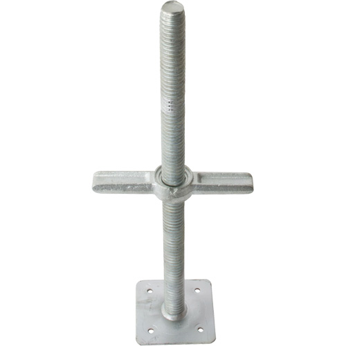 Scaffolding Accessories - Adjustable Jack Screw, Adjustable Jack Screw, 24" W x 24" H - Metaltech M-MBSJP24