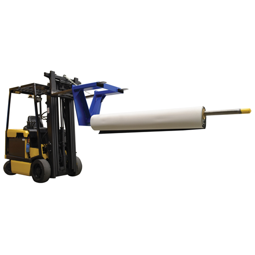 Fl&egrave;che de chariot &eacute;l&eacute;vateur pour tapis, 144-1/2" longueur, Install&eacute; sur fourche, Capacit&eacute; de 1800 lb - Vestil CRP-144