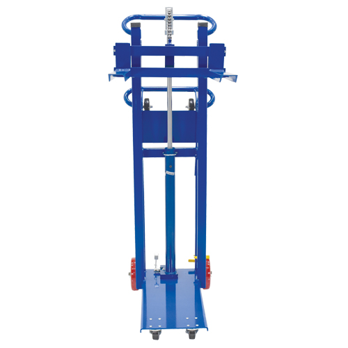 Empileur &agrave; plateforme, M&eacute;canisme Pompe au pied, Capacit&eacute; de 750 lb, Levage max de 52" - Vestil HYDRA-4-AF-18
