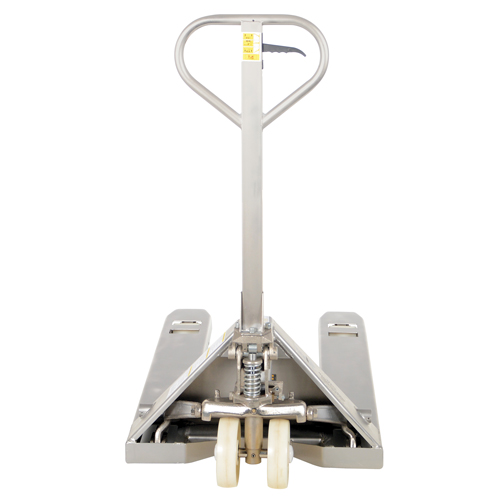 Transpalette, Acier inoxydable, 48" lo x 27" la, Capacit&eacute; 5500 lb - Vestil PM5-2748-SFF