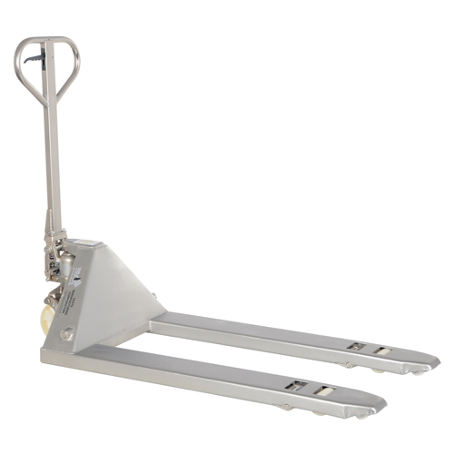 Transpalette, Acier inoxydable, 48" lo x 27" la, Capacit&eacute; 5500 lb - Vestil PM5-2748-SFF