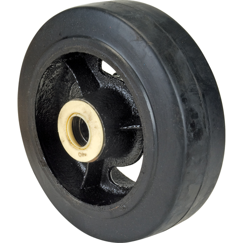 Rubber Wheels, 6" (152 mm) Dia. x 2" (51 mm) W, 550 lbs. (249 kg.) Capacity - Blickle P-RY-060X020/050R