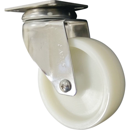 Roulette, Pivotant, 4" (101,6 mm), Nylon, 200 lb (91 kg) - Can Am Y481PSS09CS