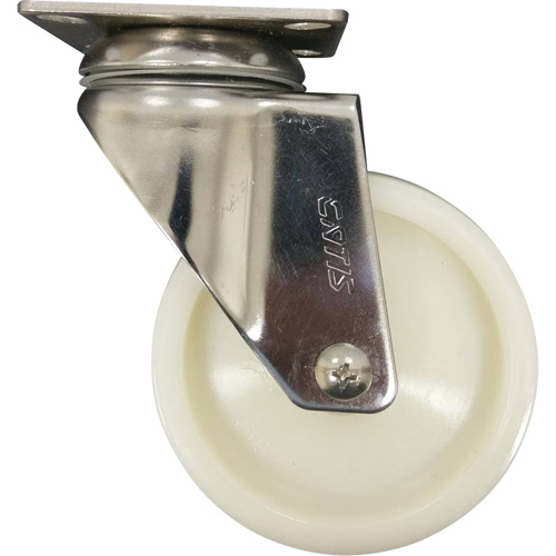 Roulette, Pivotant, 4" (101,6 mm), Nylon, 200 lb (91 kg) - Can Am Y481PSS09CS