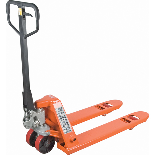 Transpalette manuel robuste, Acier, 42" lo x 27" la, Capacit&eacute; 5500 lb - KLETON 