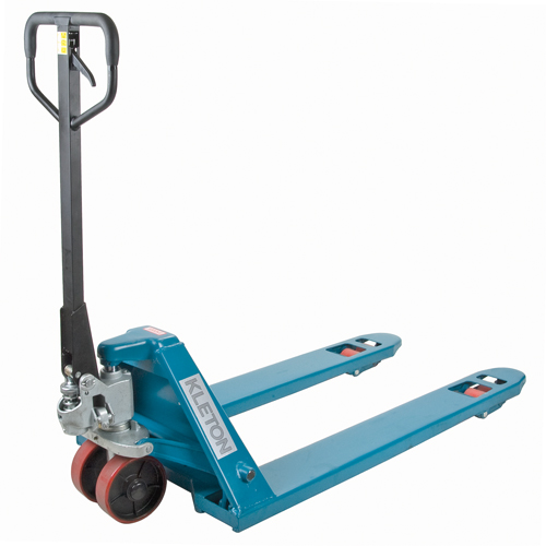 Heavy-Duty Manual Pallet Trucks, Steel, 36" L x 20.5" W, 5500 lbs. Capacity - KLETON 