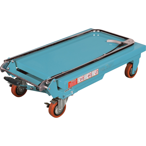 Table &eacute;l&eacute;vatrice robuste &agrave; ciseaux hydraulique, 27-1/2" lo x 17-3/4" la, Acier, Capacit&eacute; 330 lb - KLETON 