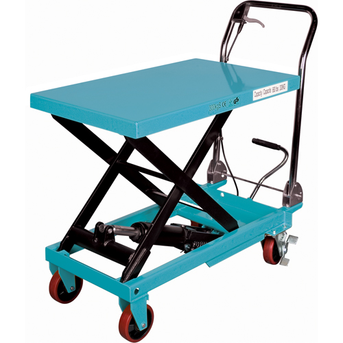 Table &eacute;l&eacute;vatrice robuste &agrave; ciseaux hydraulique, 32" lo x 19-3/4" la, Acier, Capacit&eacute; 660 lb - KLETON 