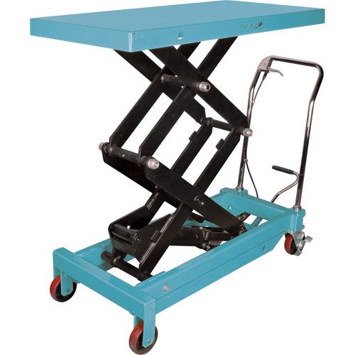 Table &eacute;l&eacute;vatrice robuste &agrave; ciseaux hydraulique, 48" lo x 24" la, Acier, Capacit&eacute; 1545 lb - KLETON 