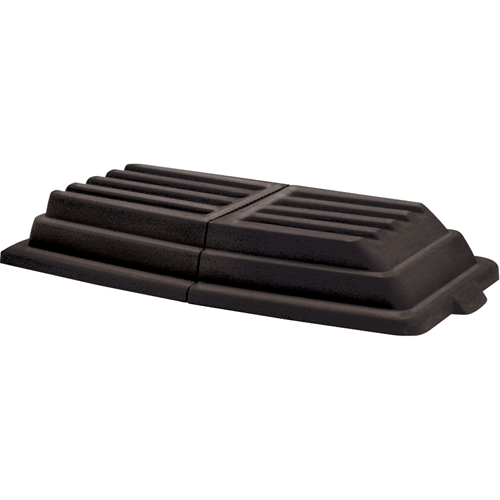 Couvercle bomb&eacute; - Rubbermaid FG102800BLA