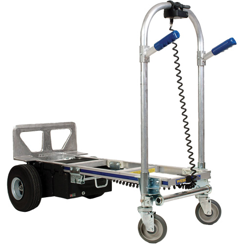 CobraPRO Jr. Series Convertible Hand Truck, Aluminum, 1200 lbs. Capacity - Wesco 220653