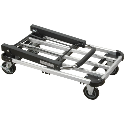 Foldable Platform Trucks, Aluminum, 300 lbs., 28" L x 16" W, 32" High - KLETON 