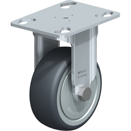 Roulette, Fixe, 3-1/8" (79,5 mm), Caoutchouc thermoplastique, 130 lb (59 kg) - Blickle BKPA-TPA 80KF