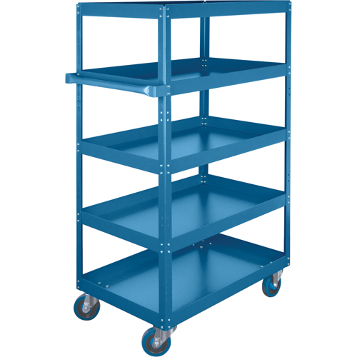 Chariots &agrave; tablette, 5 Tiers, 24" la x 61" h x 36" p, Capacit&eacute; 900 lb - KLETON 