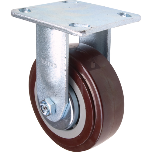 Roulette, Fixe, 5" (127 mm), Polyur&eacute;thane, 650 lb (294 kg) - KLETON 