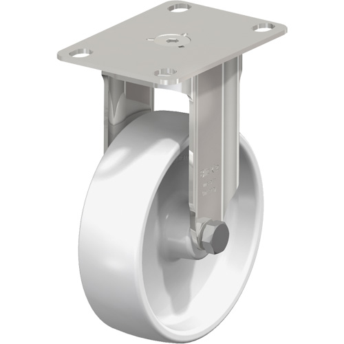 Caster, Rigid, 4" (101.6 mm), Nylon, 265 lbs. (120 kg.) - Blickle BKPXA-PO 101G-12