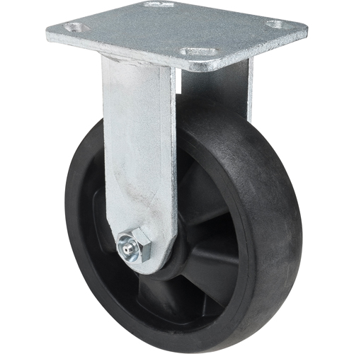 Hi-Temp Caster, Rigid, 6" (152.4 mm), Nylon, 880 lbs. (399 kg.) - KLETON 