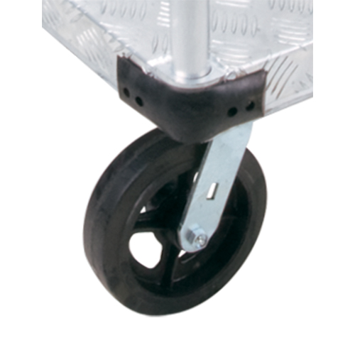 Chariots &agrave; plateforme en aluminium, 24" la x 36" lo, 2000 lb cap, Roues Caoutchouc moul&eacute; - KLETON 