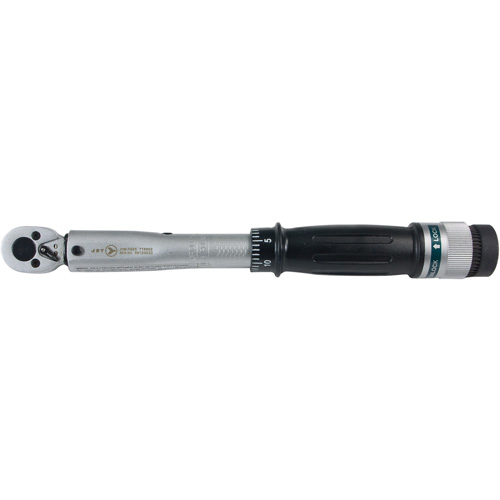 Cl&eacute; dynamom&eacute;trique JTW-1425, &agrave; cliquer, Entraînement 1/4" carr&eacute;, 40 - 250 lb-pi - JET 718902