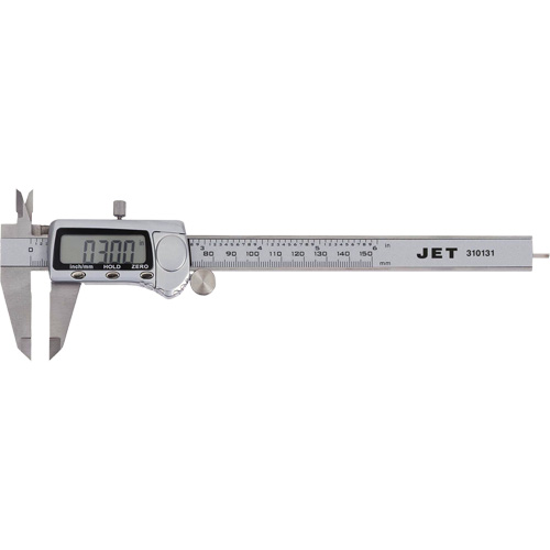 JEDC-6 Premium Digital Caliper, 0" - 6" (0 mm - 150 mm) Range - JET 310131