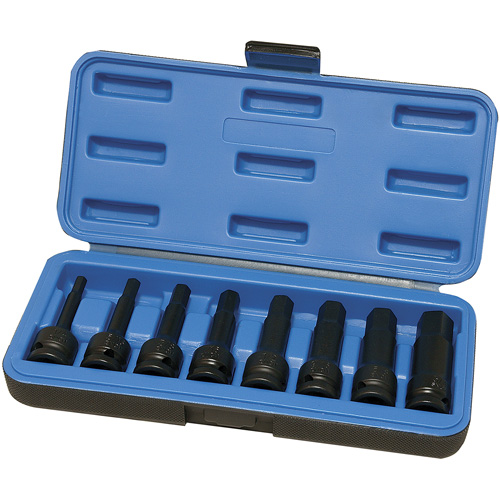 Metric Impact Socket Set, Hex, 1/2" Drive, 8 Pcs - JET 610333