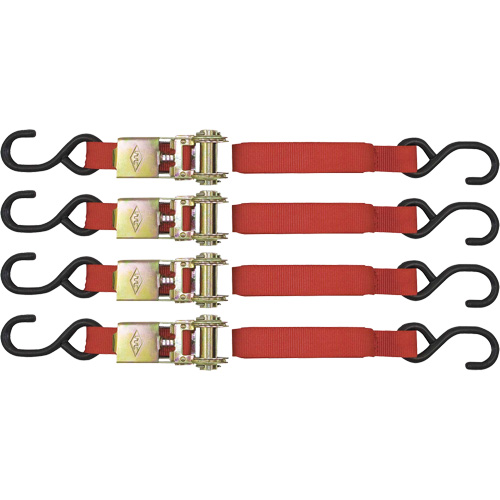 ITD-1154R Ensemble d'arrimage &agrave; cliquet, Crochet en S, 1" , 15' , Charge d'utilisation max. 1500 lb (680 kg) - JET 027116
