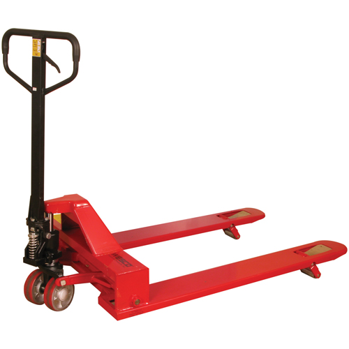 4-Way Hydraulic Pallet Truck, 48" L x 7" W, 4000 lbs. Capacity - Wesco 273400