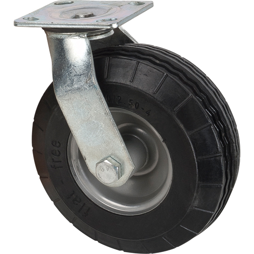 Flat-Free Caster, Swivel, 8" (203.2 mm), Flat-Free, 275 lbs. (125 kg.) - KLETON 