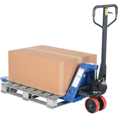 Quick Lift Pallet Truck, Steel, 48" L x 20" W, 5500 lbs. Capacity - Vestil PM5-2048-QL