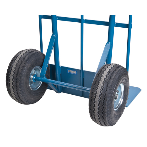 Load Retention Hand Truck, Dual Handle, Steel, 53" Height, 600 lbs. Capacity - KLETON 