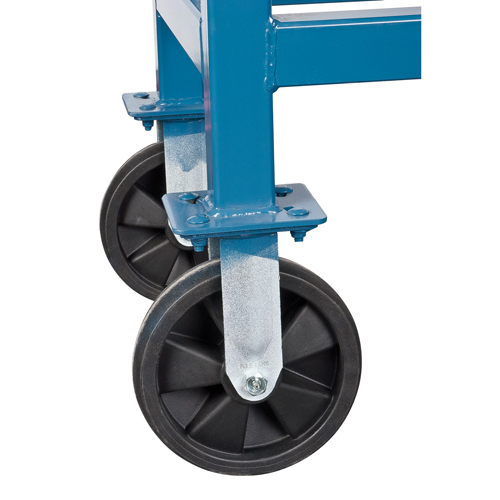 Chariots &agrave; plateforme sur&eacute;lev&eacute;e, 60" lo x 30" la x Capacit&eacute; 2000 lb, Roues en Nylon - KLETON 