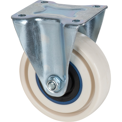 Roulettes sandwich, Fixe, 4" (101,6 mm), Nylon, 440 lb (199,58 kg) - KLETON 