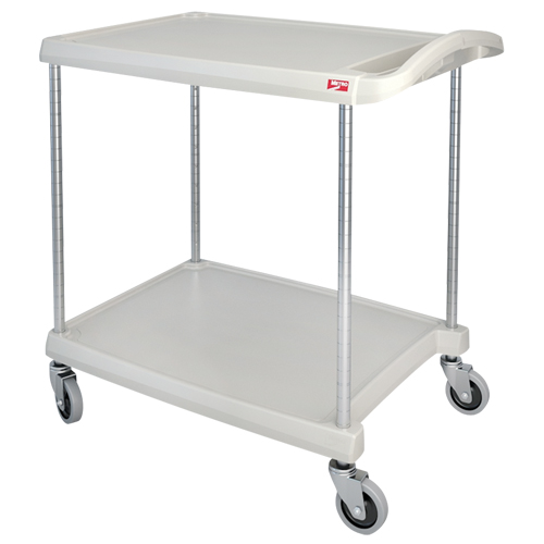 Chariot utilitaire myCart, 2 tiers, 20" x 35-1/2" x 30", Capacit&eacute; 300 lb - Metropolitan Wire MY2030-24BL