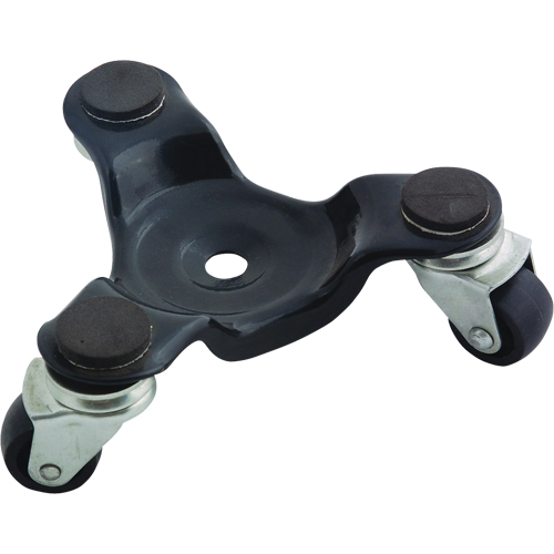 Socle roulant pour les pattes, Capacit&eacute; de 200 lb, Cadre en Acier, 2,45" h - Vestil LEG-D