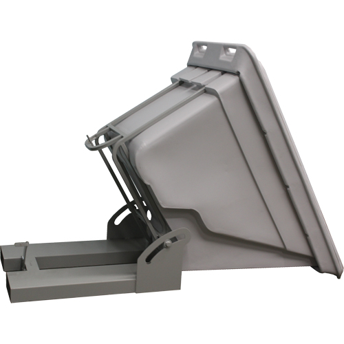 Conteneur autobasculeur, Poly&eacute;thyl&egrave;ne, 1 vg³, Gris - Techstar Plastics Inc 441SDH