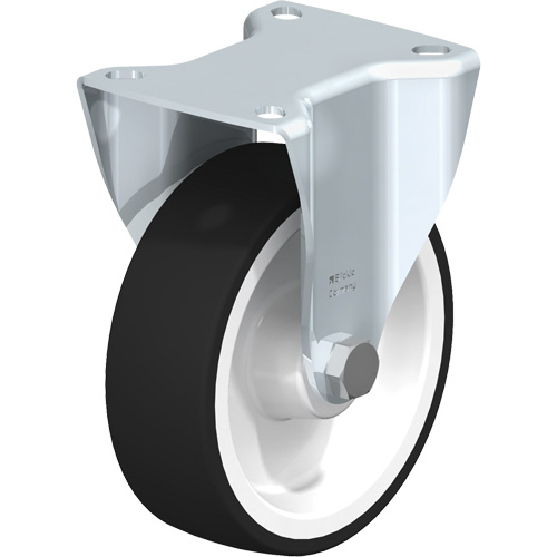 Caster, Rigid, 5" (127 mm), Polyurethane, 600 lbs. (272 kg.) - Blickle BK-POTH 125R-1