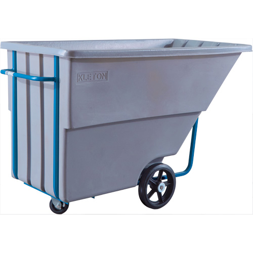 Tilt Truck, Polyethylene, 1.1 cu. yd., 1250 lbs. Load Capacity - KLETON 