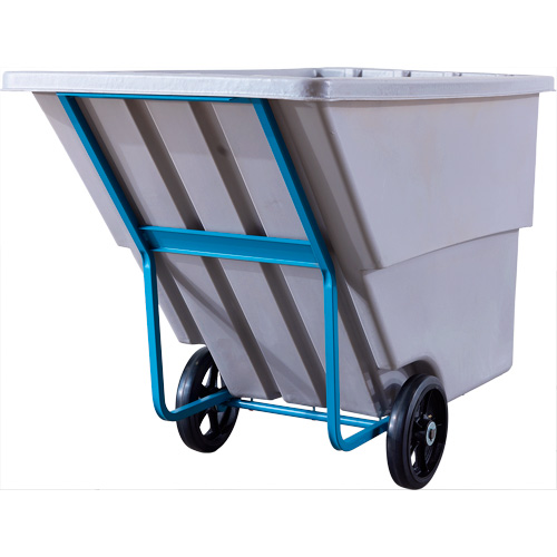 Tilt Truck, Polyethylene, 1.1 cu. yd., 1250 lbs. Load Capacity - KLETON 
